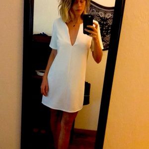 White baby doll dress